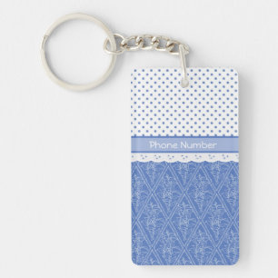 Parenouilleurs bleus personnalisés Pois Faux Lace