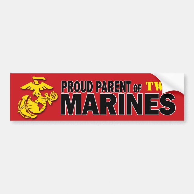 Parent of Multiple Marines Autoaufkleber (Vorne)