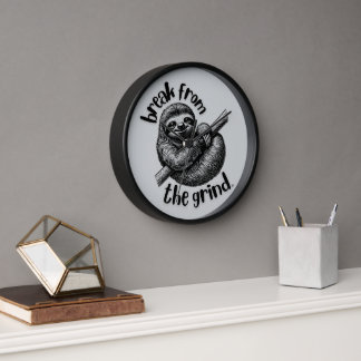 Paresseux 2 Horloge