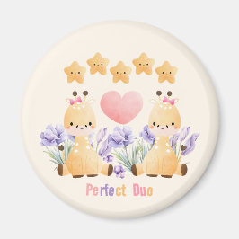 Parfait Duo | Magnet girafe Petit Couple