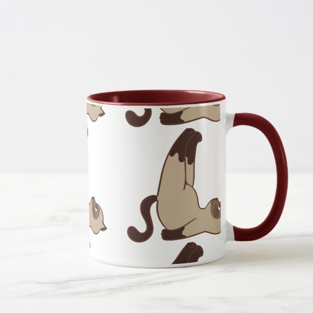 Parfaitement cosy : Mug de chat Brown pour Amoureu (Droite)
