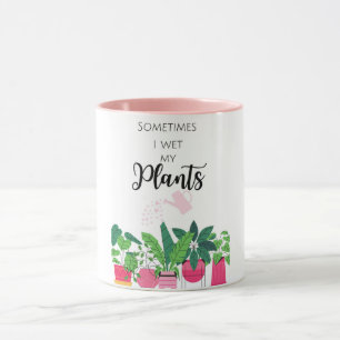 Parfois, je trempais ma Mug Plante