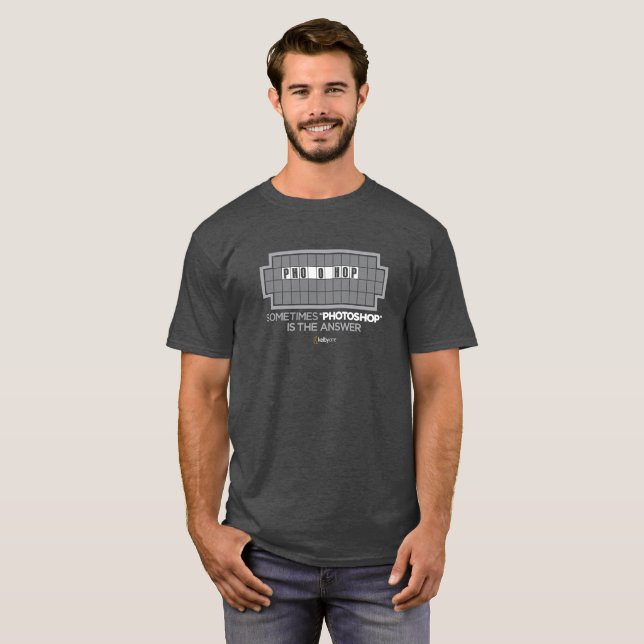 Parfois Photoshop est le T-shirt de réponse (Devant entier)