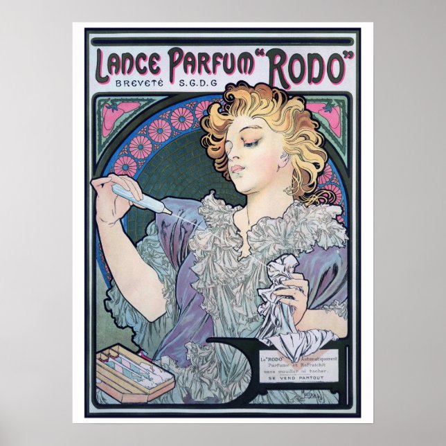 Parfüm, Alphonse Mucha Poster (Vorne)