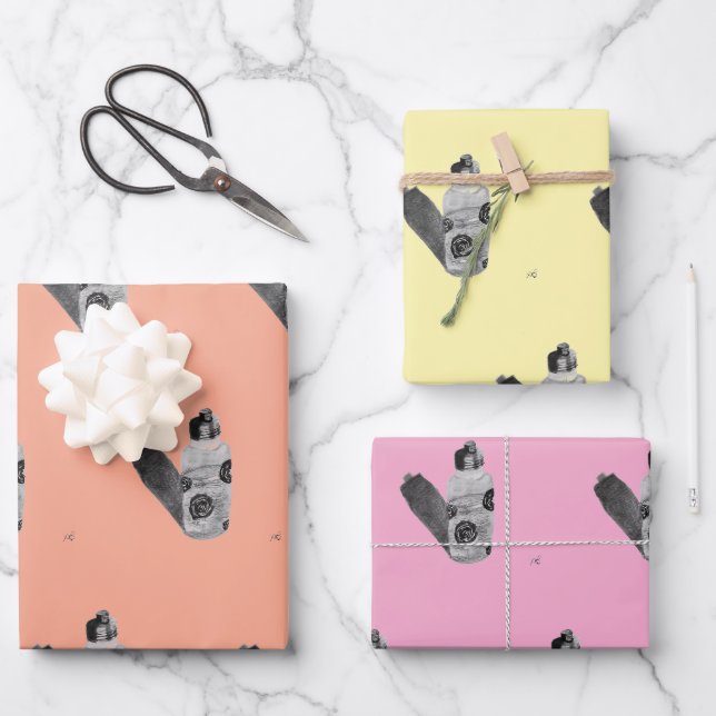 Parfum D'eau Geschenkpapier Set (Vorderseite)
