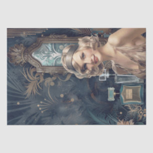 Parfüm Flapper Girl Art Deco Seidenpapier
