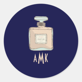 Parfum Flasche Illustration Umschlag Aufkleber