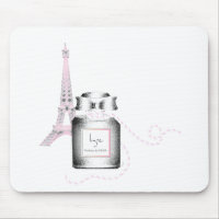 Parfum Flasche mit Eiffelturm und Seil