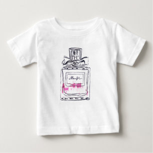 Parfüm Flasche Mode Aquarell Illustration Baby T-shirt