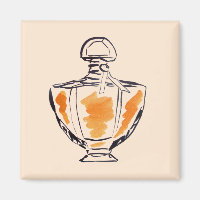 Parfüm Flasche Mode Aquarell Illustration