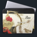 Parfum Parfum Parfüm Rose Heelse & Lipstick Laptopschutzhülle<br><div class="desc">Benutzerdefiniertes Design</div>