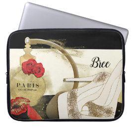 Parfum Parfum Parfüm Rose Heelse & Lipstick Laptopschutzhülle