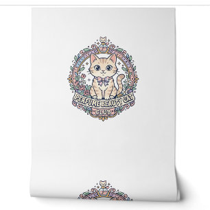 Parfüm Schönheit Katze Süße Katze T-Shirt Design - Tapete