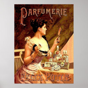 Parfümerie Vintage-Werbung Poster