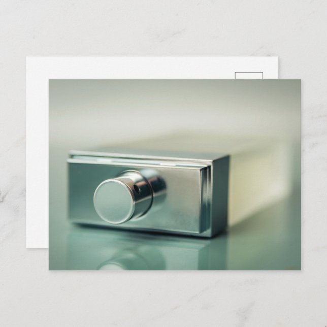 Parfümflasche Postkarte (Vorne/Hinten)