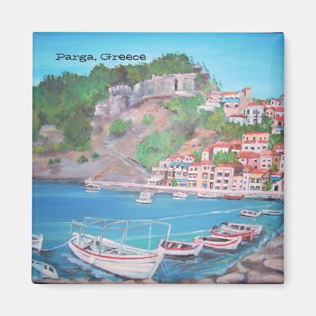 Parga, Grèce - Magnet (Devant)
