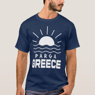 Parga Greece Sunshine, Sea Men's Navy Blue T-Shirt