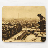 Pari Skyline mit Notre Dame-Wasserspeier