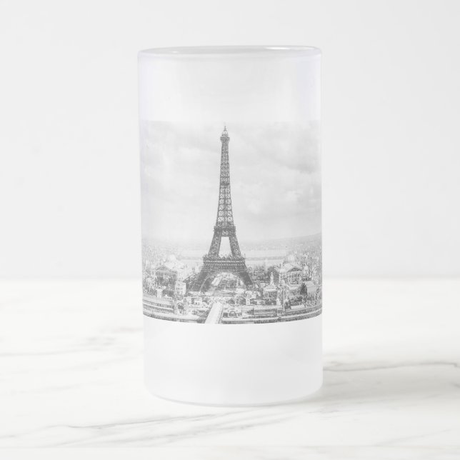 Paris 1889 mattglas bierglas (Mittel)