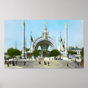 Paris 1900 - Hochschule Weltausstellung Poster