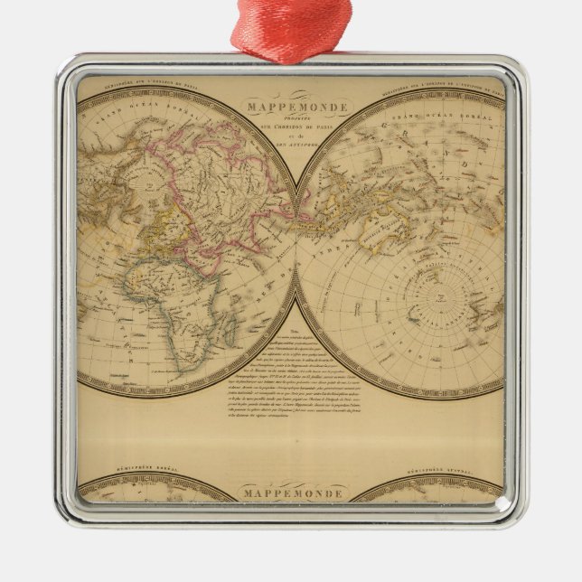 Paris 2 silbernes ornament (Vorne)