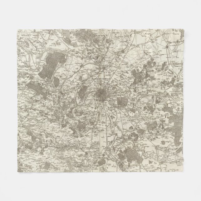 Paris 5 fleecedecke (Vorderseite (Horizontal))