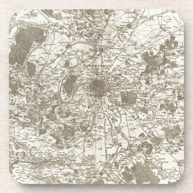 Paris 5 getränkeuntersetzer (Vorderseite)