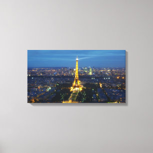 Paris à la toile aérienne d'impression de panora