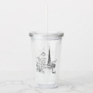Paris Acryltrinkbecher