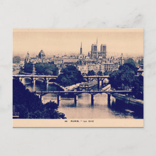 Paris alte Sehenswürdigkeiten Postkarte