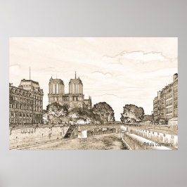 Paris am Seine-Poster Poster