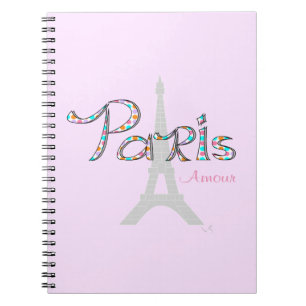 PARIS Amour mit Eiffelturm Notizblock