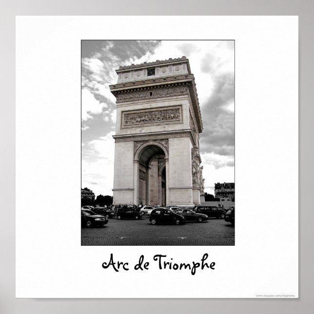 Paris - Arc de Triomphe Poster (Vorne)