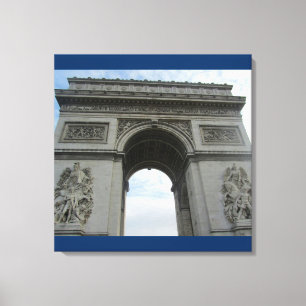 Paris - Arc D'Triomphe Leinwanddruck