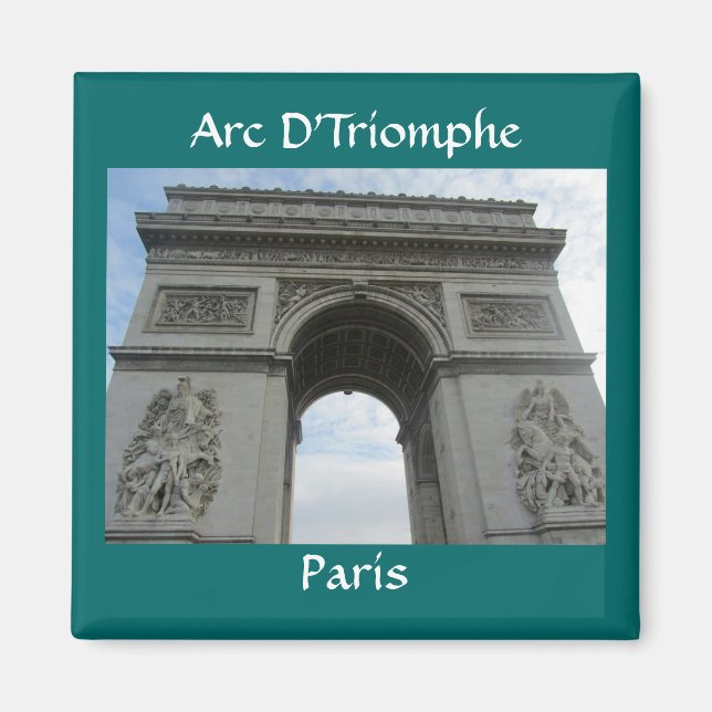 Paris - Arc D'Triomphe Magnet (Vorne)