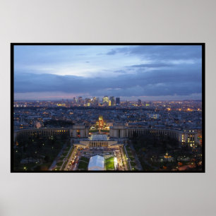 Paris at Night Poster