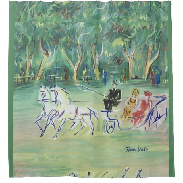 PARIS AU BOIS DE BOULOGNE DUSCHVORHANG (Vorderseite)