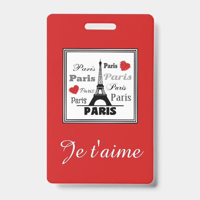 Paris Ausweis (Vorderseite)