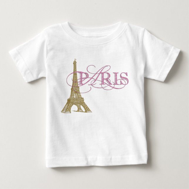 Paris Baby Girl Baby T-shirt (Vorderseite)