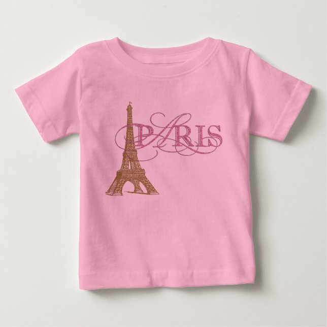 Paris Baby Girl Baby T-shirt (Vorderseite)