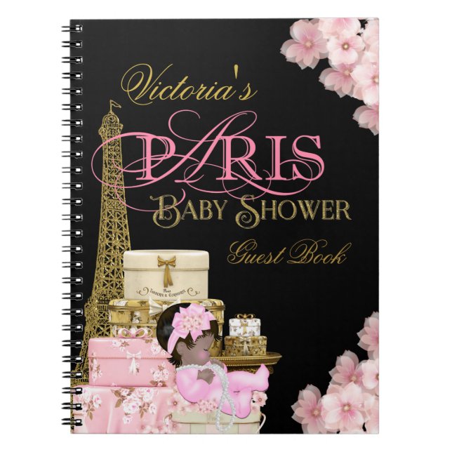 Paris Baby shower Livre d'or (Devant)