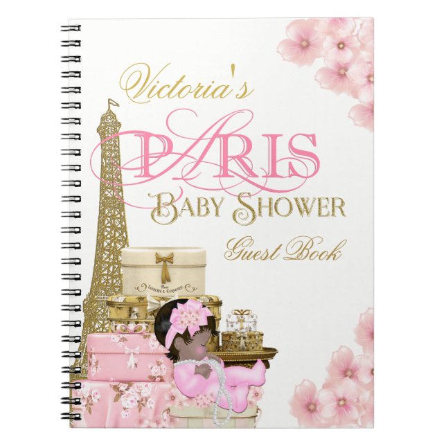 Paris Baby shower Livre d'or (Devant)