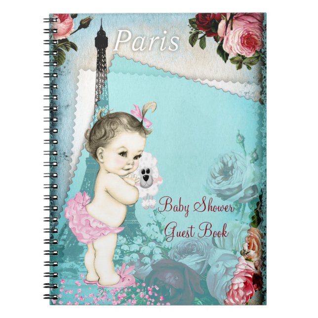 Paris Baby Showroom Guest Book Notizblock (Vorderseite)