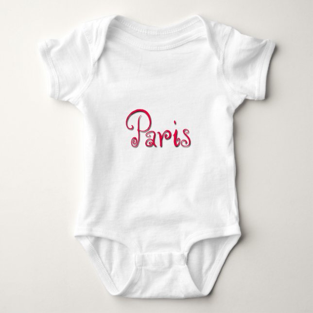 Paris Baby Strampler (Vorderseite)