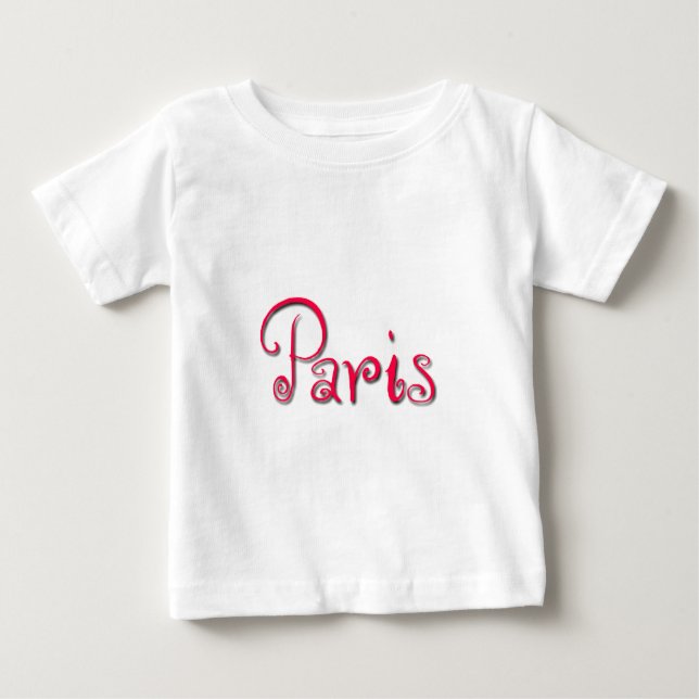 Paris Baby T-shirt (Vorderseite)