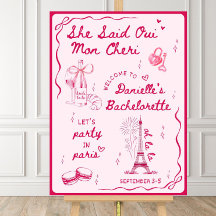 Paris Bachelorette Welcome Sign Template Paris Hen
