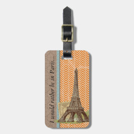 Paris Bag Gepäck Tag Gepäckanhänger