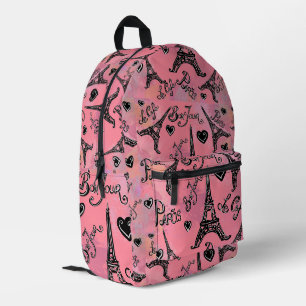 PARIS BEDRUCKTER RUCKSACK