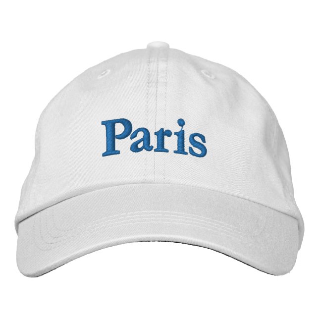 Paris bestickte Baseball Cap Bestickte Baseballkappe (Vorderseite)