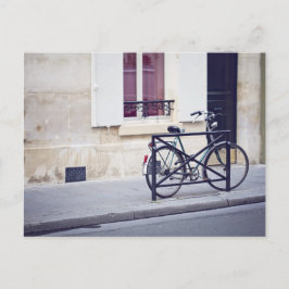 Paris Bicycle Postcard Postkarte